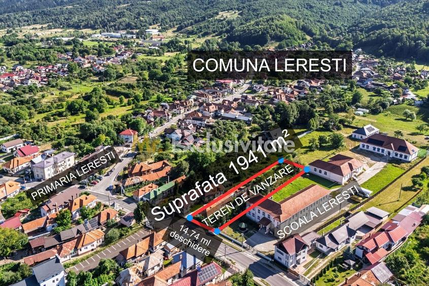 Teren Construcții intravilan de 1941 mp, în Lerești