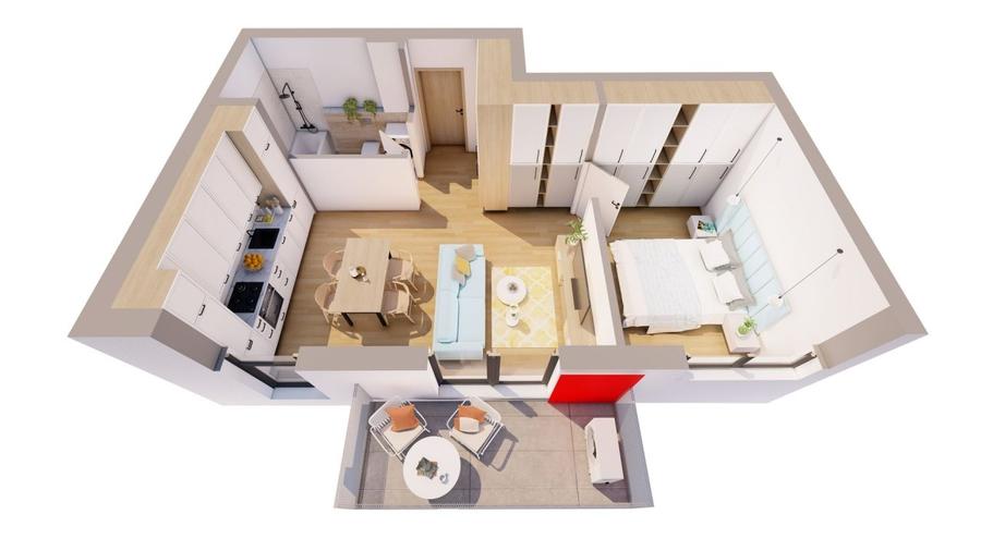 Apartament cu 2 camere în UTA