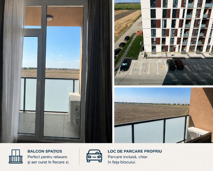 Apartament nou, prima închiriere | 2 camere + parcare - 6