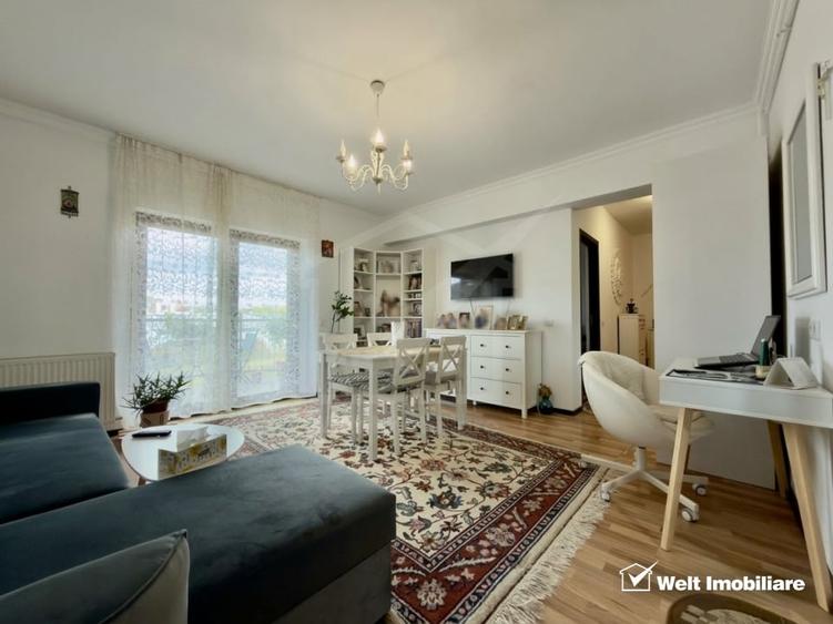 Apartament cu 2 camere semidecomandat, mobilat în Între Lacuri