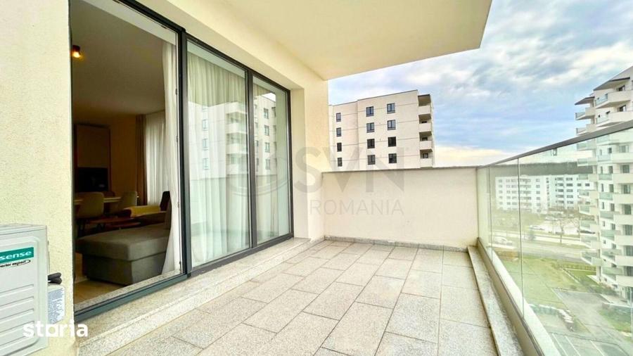 Apartament cu 2 camere, mobilat în Băneasa