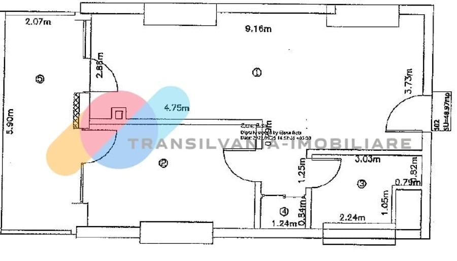 Apartament cu 2 camere semidecomandat în Grigorescu