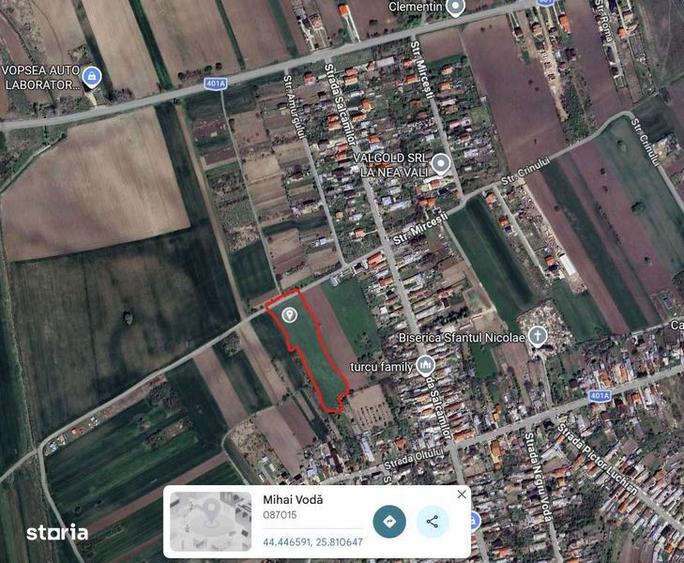 Teren de 500 mp, în Bolintin-Deal