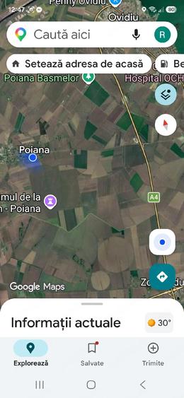Teren de 630 mp, în Poiana