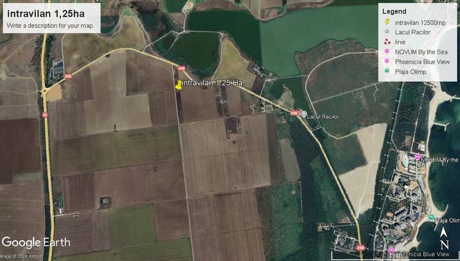 Teren Construcții intravilan de 12500 mp, în 23 August