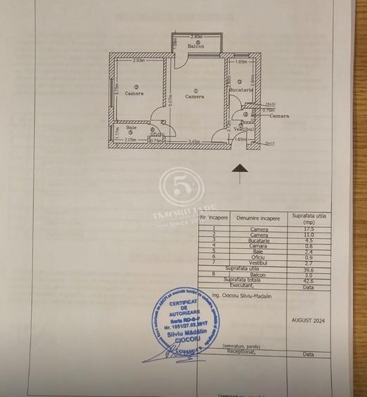 Apartament cu 2 camere semidecomandat, mobilat în Floreasca