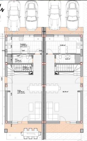 Casă cu 4 camere cu Teren 250 Mp în Dezmir