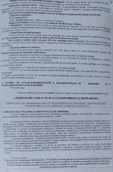 Teren de 961 mp, în Exterior Vest
