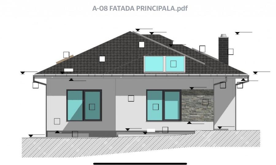 Casă individuală cu 4 camere cu Canalizare în Chinteni
