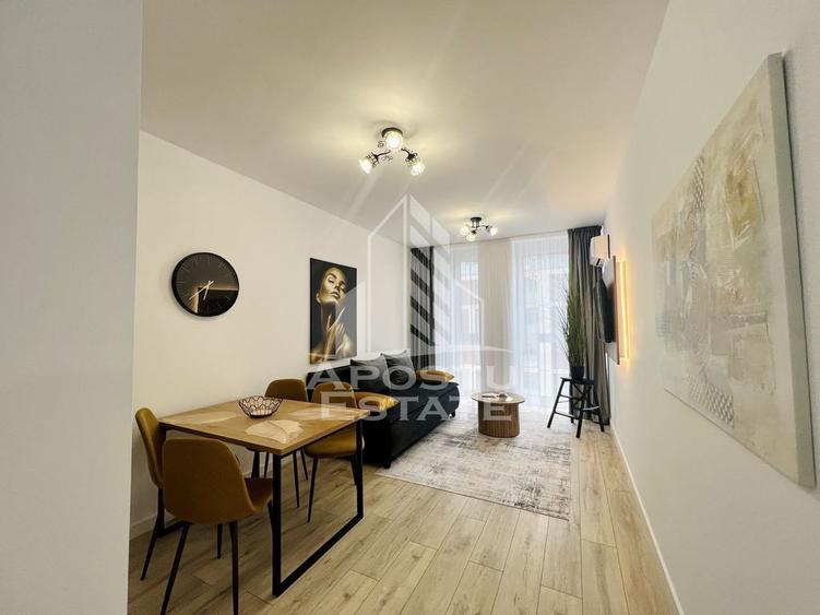 Apartament cu 2 camere semidecomandat, mobilat în Torontalului