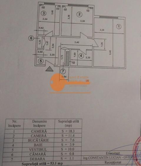 Apartament cu 2 camere decomandat în Gorjului