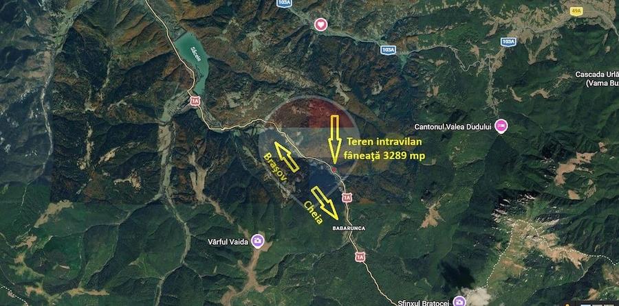 Teren de 3289 mp, în Babarunca