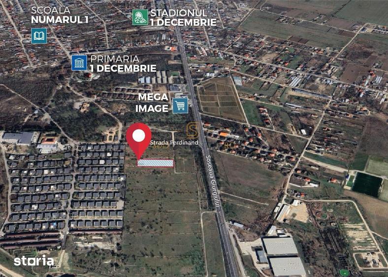 Teren de 3966 mp, în Jilava