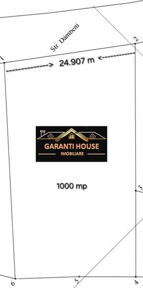 Grosi (zona Dambeni), teren intravilan, 1000 mp, 24 900 negociabil - 1