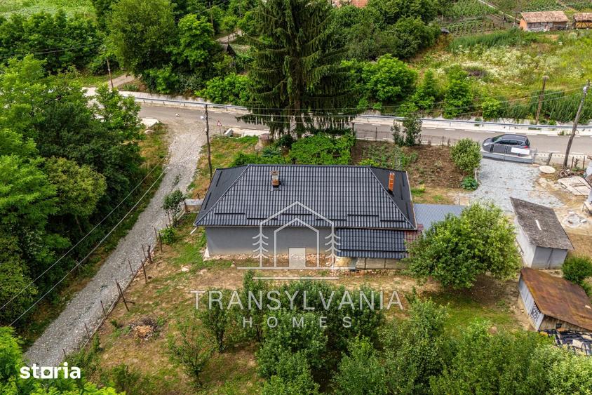 Casă cu 4 camere cu Teren 1425 Mp în Țaga