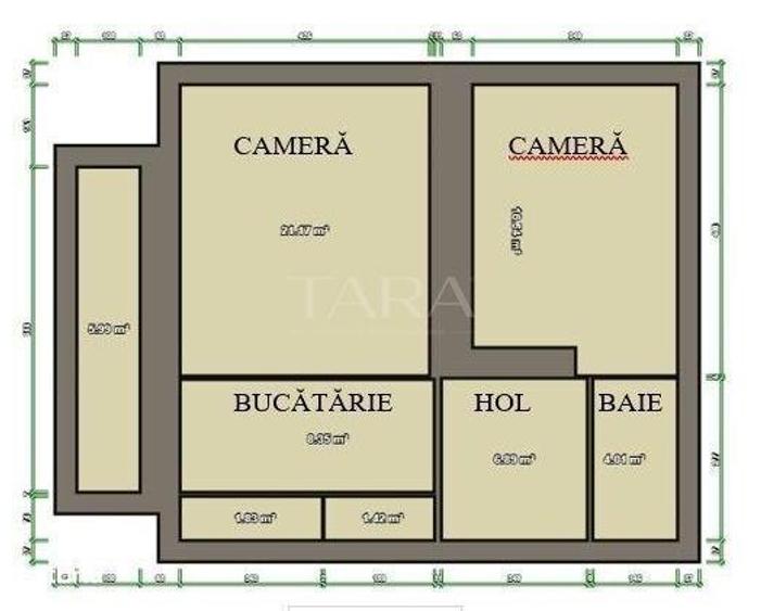 Apartament cu 2 camere decomandat în Gheorgheni — fotografia 3