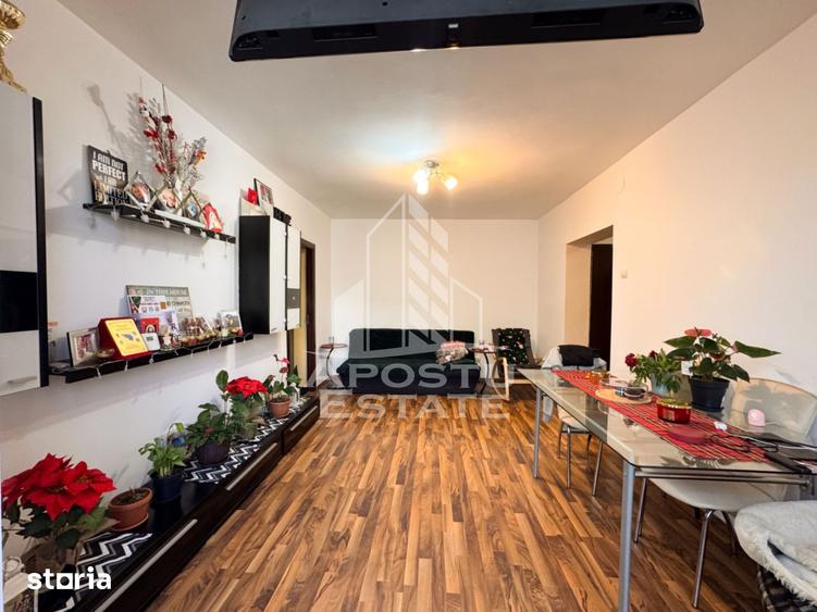 Apartament cu 2 camere semidecomandat, mobilat în Nord