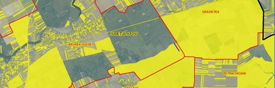 Teren agricol extravilan de 7200 mp, în Moara Vlăsiei