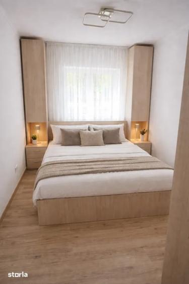 Apartament cu 2 camere semidecomandat, mobilat în Băneasa