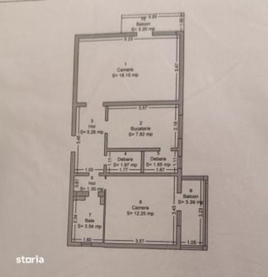 Apartament cu 2 camere în Bucovina