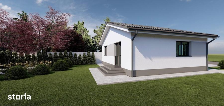 Casă cu 3 camere cu Teren 500 Mp în Toboliu