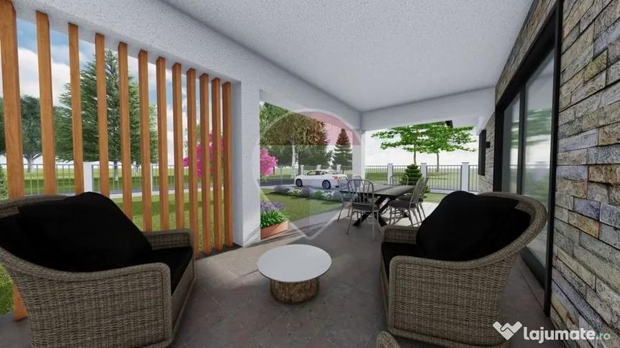 Casă cu 4 camere cu Teren 550 Mp în Mocira