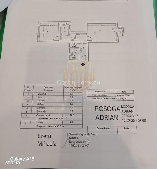 Apartament 2 camere Berceni Straja