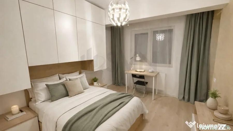 Apartament cu 3 camere semidecomandat în Regie