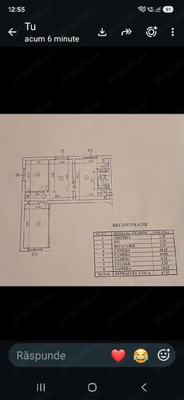 Apartament cu 3 camere semidecomandat în Ferentari
