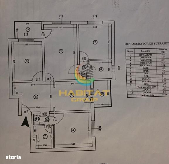 Apartament cu 4 camere în Central