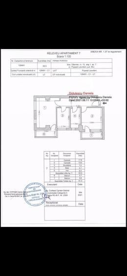 Apartament cu 2 camere decomandat în Central