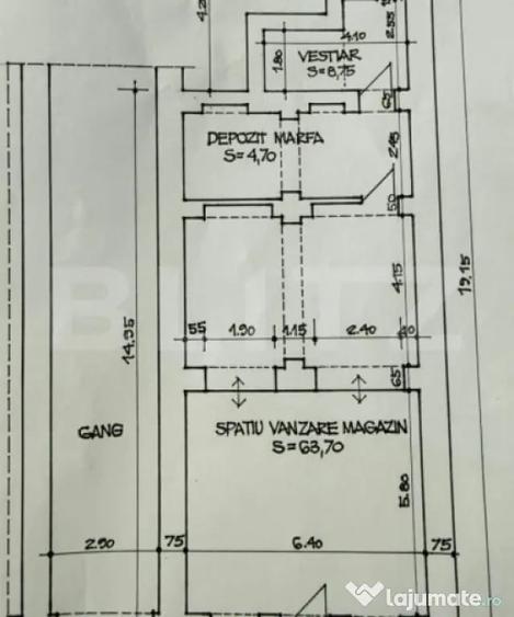 Spațiu comercial, de 100 mp, în Ultracentral