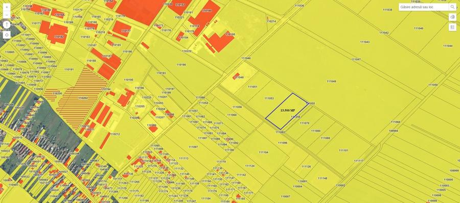 Teren Construcții extravilan de 13500 mp, în Șura Mică