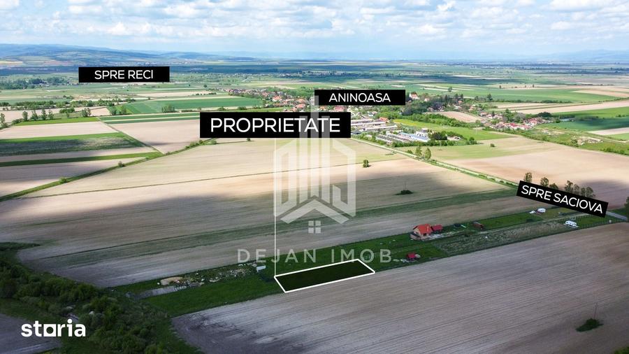 Teren de 687 mp, în Reci