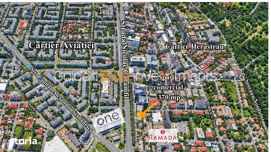 Spațiu comercial, de 370 mp, în Herăstrău