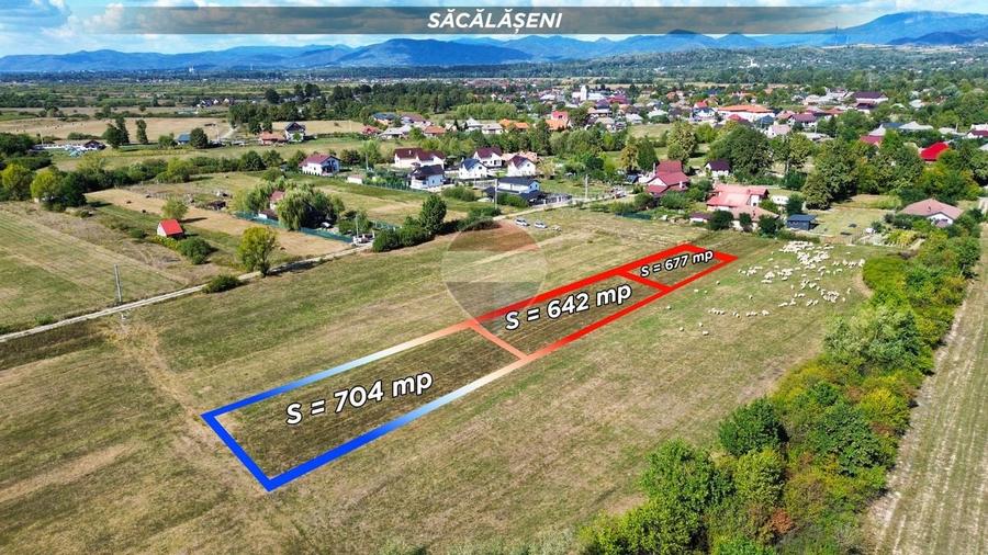Teren Construcții intravilan de 704 mp, în Săcălășeni