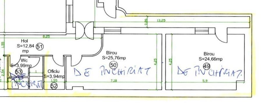 Birou, de 67 mp, în Ultracentral