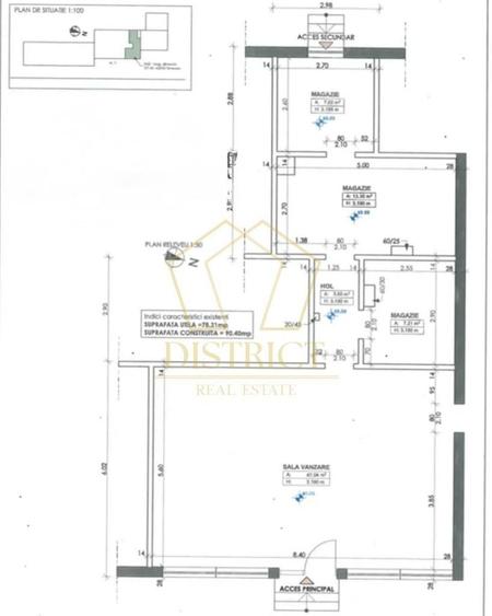 Spațiu comercial, de 78 mp, în Blașcovici