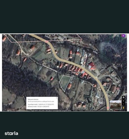 Teren de 1560 mp, în Săsciori
