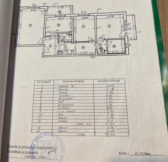 Apartament cu 3 camere decomandat, mobilat în Rahova