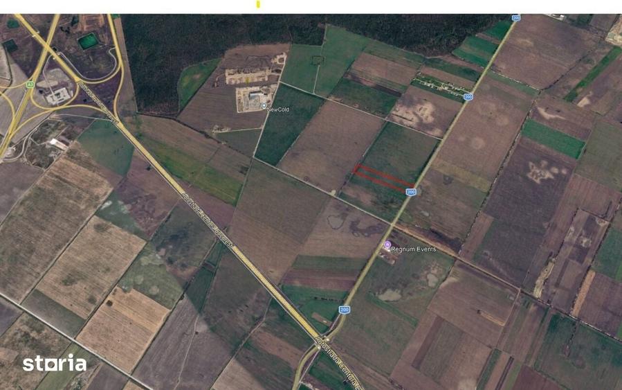 Inchiriere teren intravilan 33.153 mp | Acces asfalt | - 3