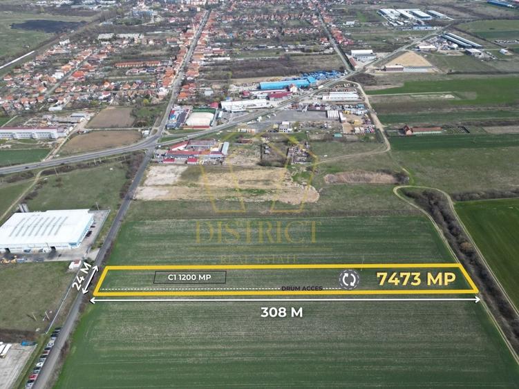 Teren Construcții intravilan de 7473 mp, în Freidorf