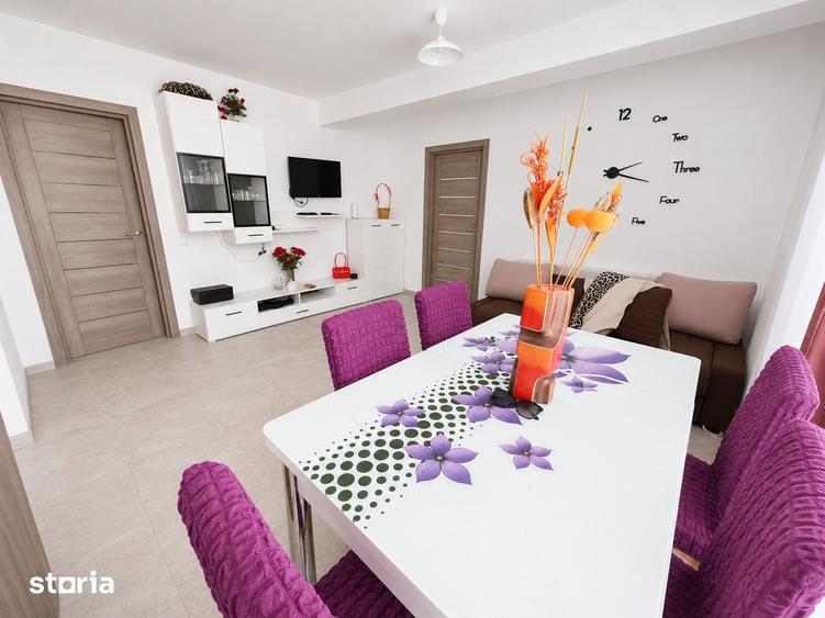 Apartament de 2 camere, 54 mp, 17 mp terasa, parcare, zona Stejarului - 1