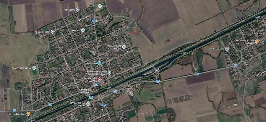 Teren de 1000 mp, în Sânmihaiu Român