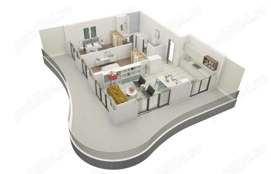 Mamaia Apartament 3 Camere Vedere Catre Mare Terasa 50 mp Casa Del Mar - 1