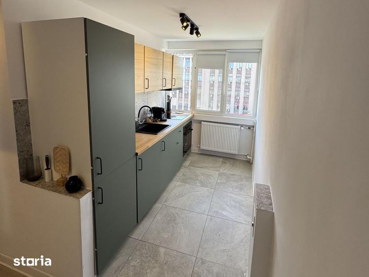 Apartament cu 2 camere semidecomandat, mobilat în Universitate