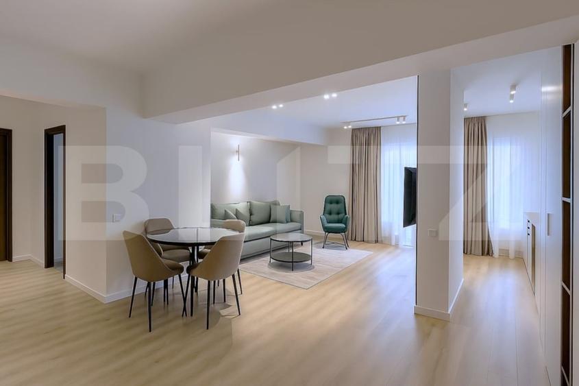 Apartament cu 2 camere semidecomandat, mobilat în Plopilor