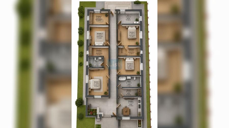 Casa noua nefinalizata 1679 MP teren Ciumeghiu Bihor. - 3