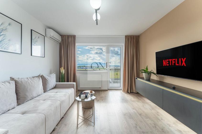 Apartament cu 2 camere decomandat, mobilat în Tractorul