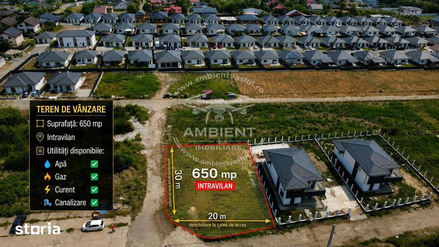 Teren de 650 mp, în Central